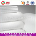 tecido 100% branco da listra do cetim do algodão / fabricante chinês da tela tecido 100% da listra do cetim do algodão para home textile e cama do hotel